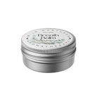 A small metal tin labeled "Breathe Rub: 2oz Chest & Head Vapor Rub | Upper Respiratory Ointment | Family Cold & Flu Support" by Wild Nurturer Aromatherapy on a white background.
